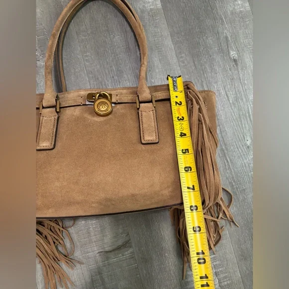 MICHAEL Michael Kors Hamilton Moderne Medium Leather East West Shoulder Tote - Picture 9 of 10